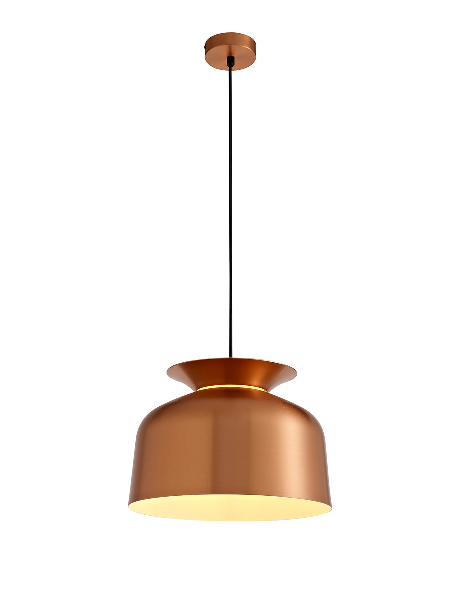 Domas Single Pendant, 1 Light Adjustable E27, Copper LO176003