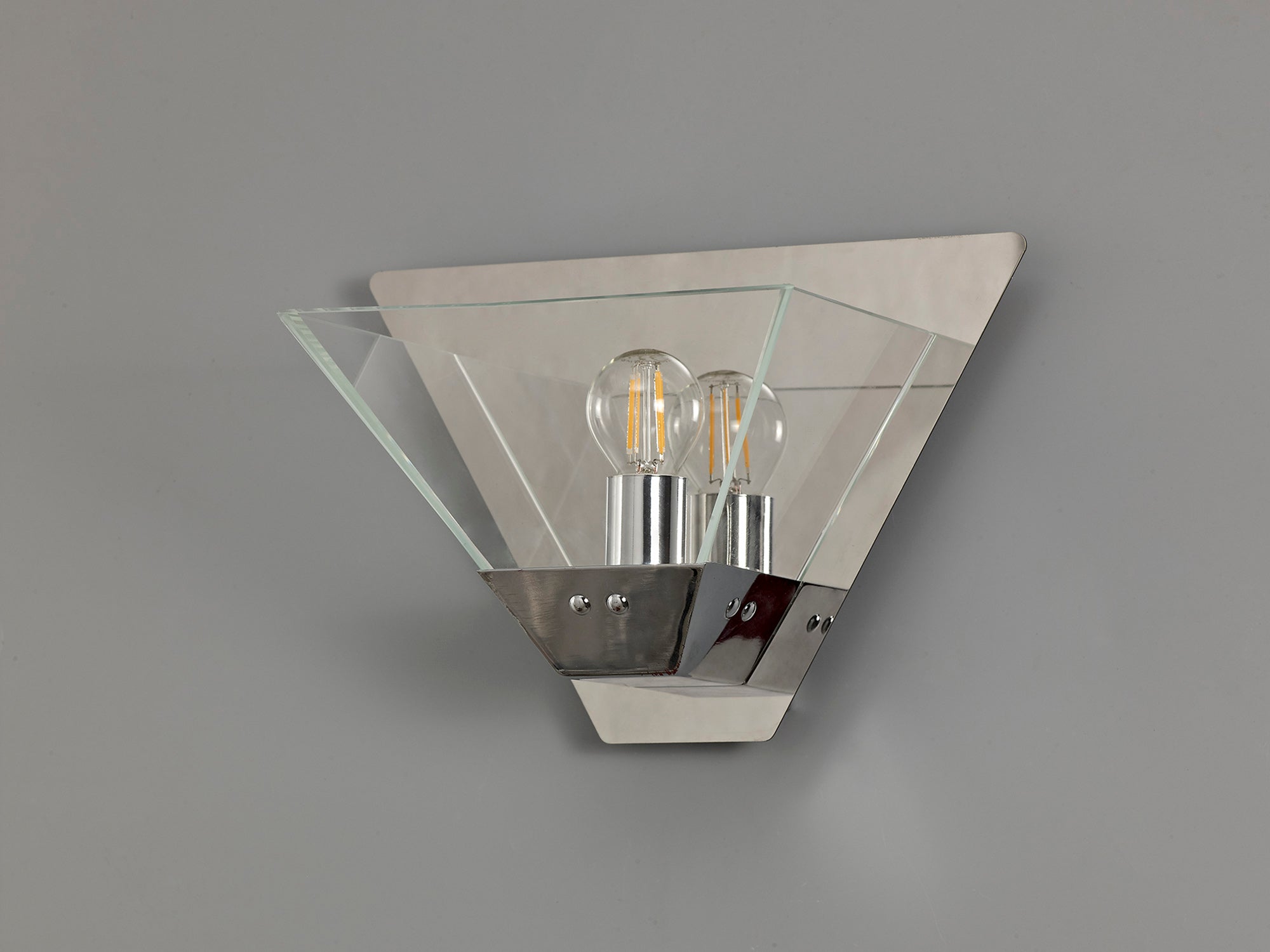 Elmont Wall Lamp, 1 Light E14, Polished Chrome