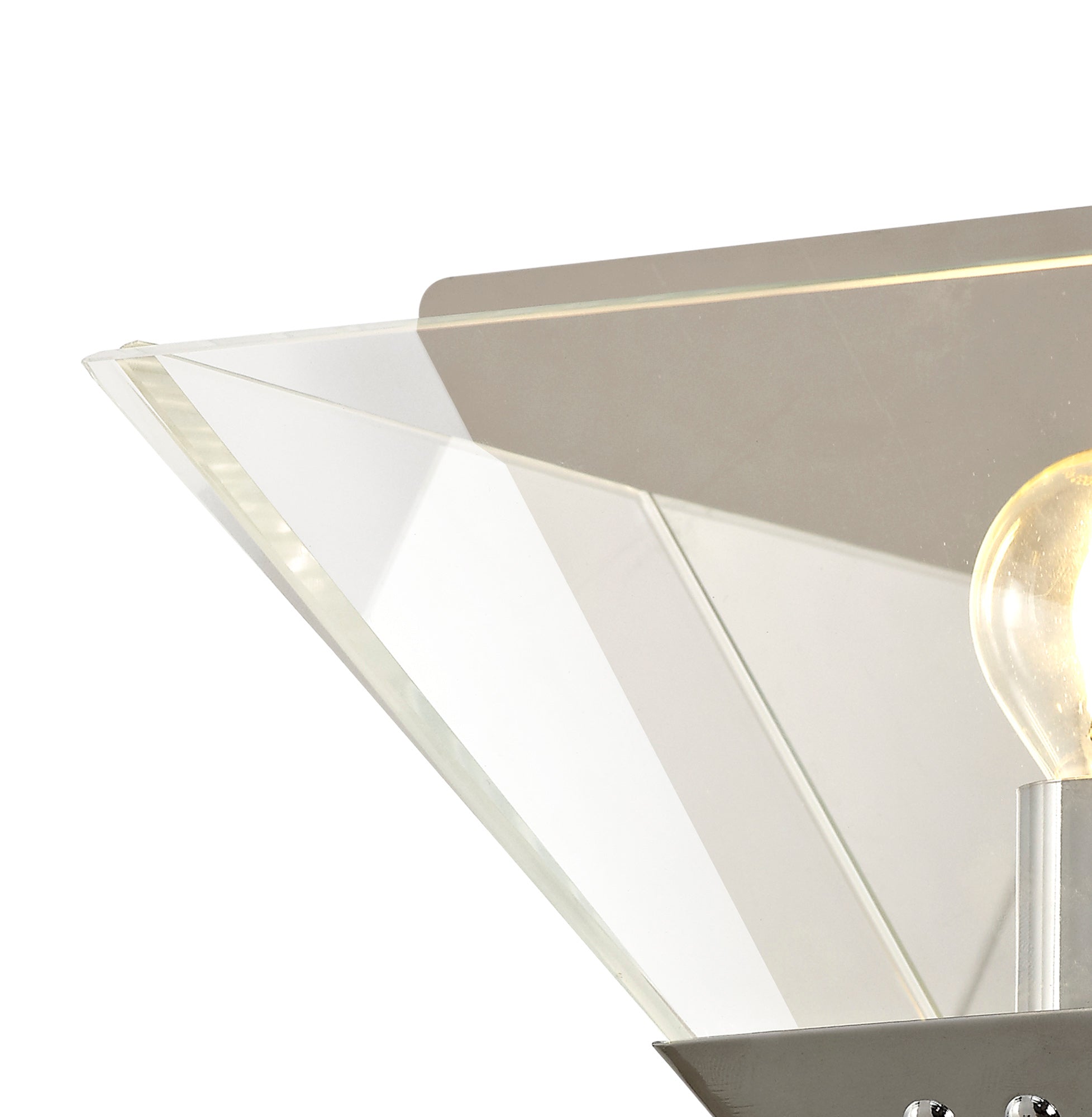 Elmont Wall Lamp, 1 Light E14, Polished Chrome