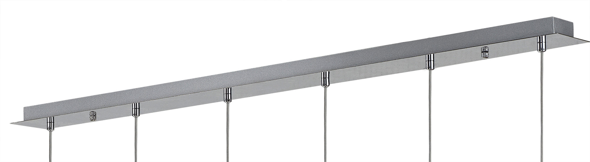 Idis Polished Chrome 6 Light G9 Universal 2m Linear Pendant, Suitable For A Vast Selection Of Glass Shades