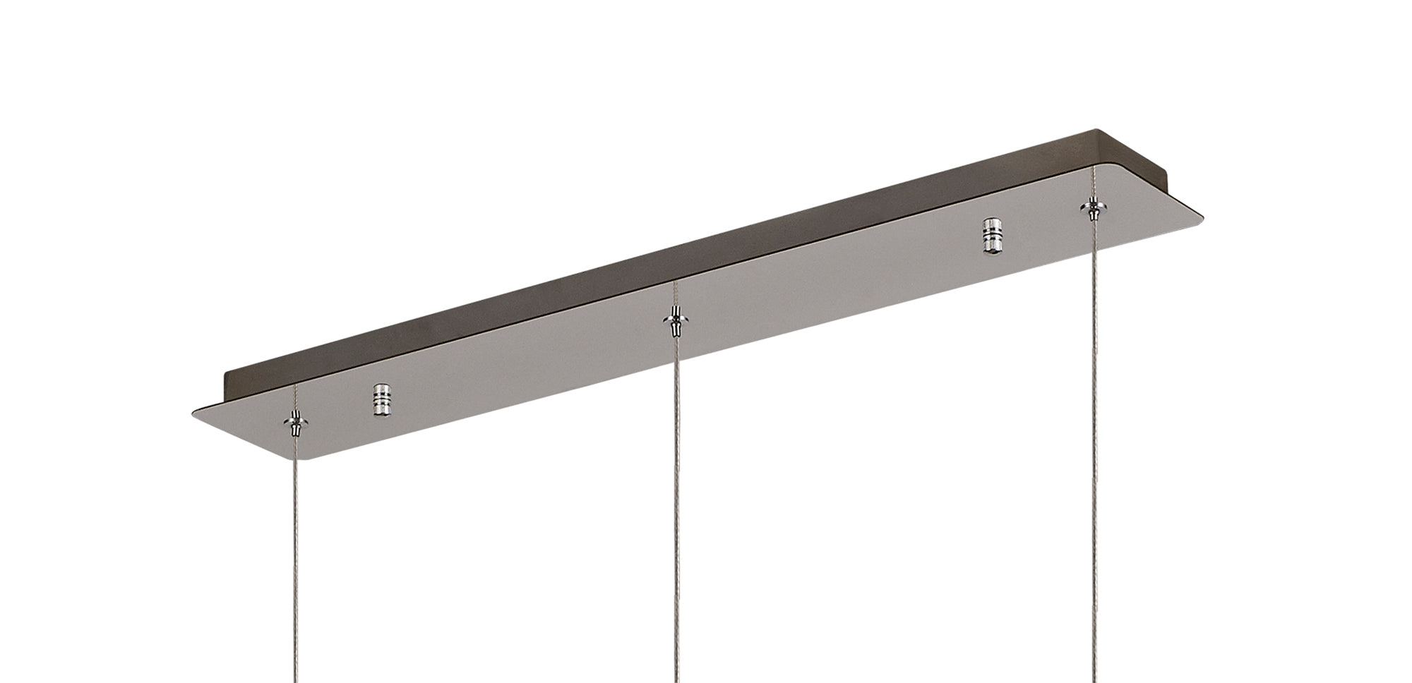 Isotope Linear Pendant Bar, 3 x GU10, Polished Chrome