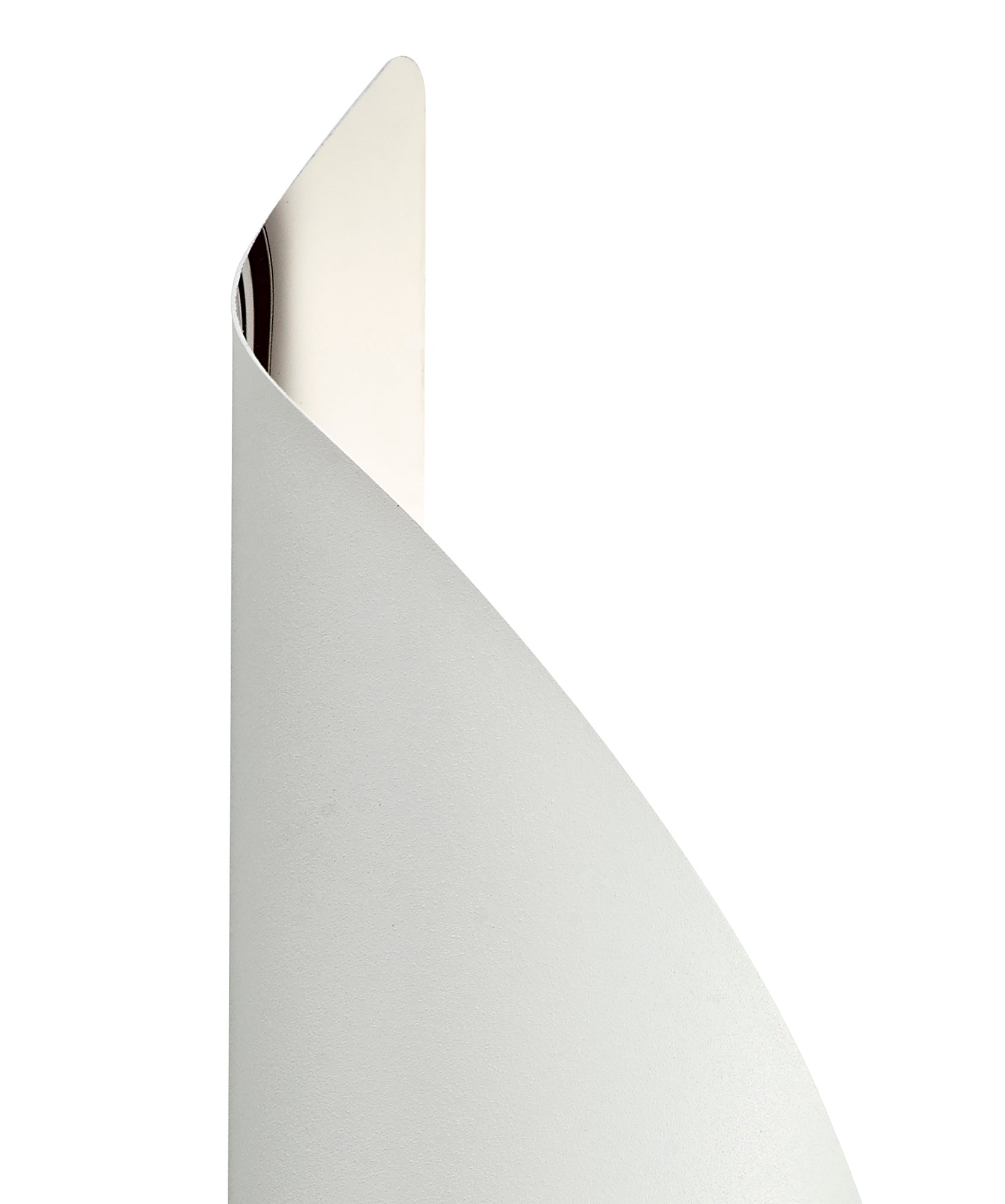 Kaliska Wall Lamp Large, 1 x 8W LED, 3000K, 640lm, White/Polished Chrome, 3yrs Warranty