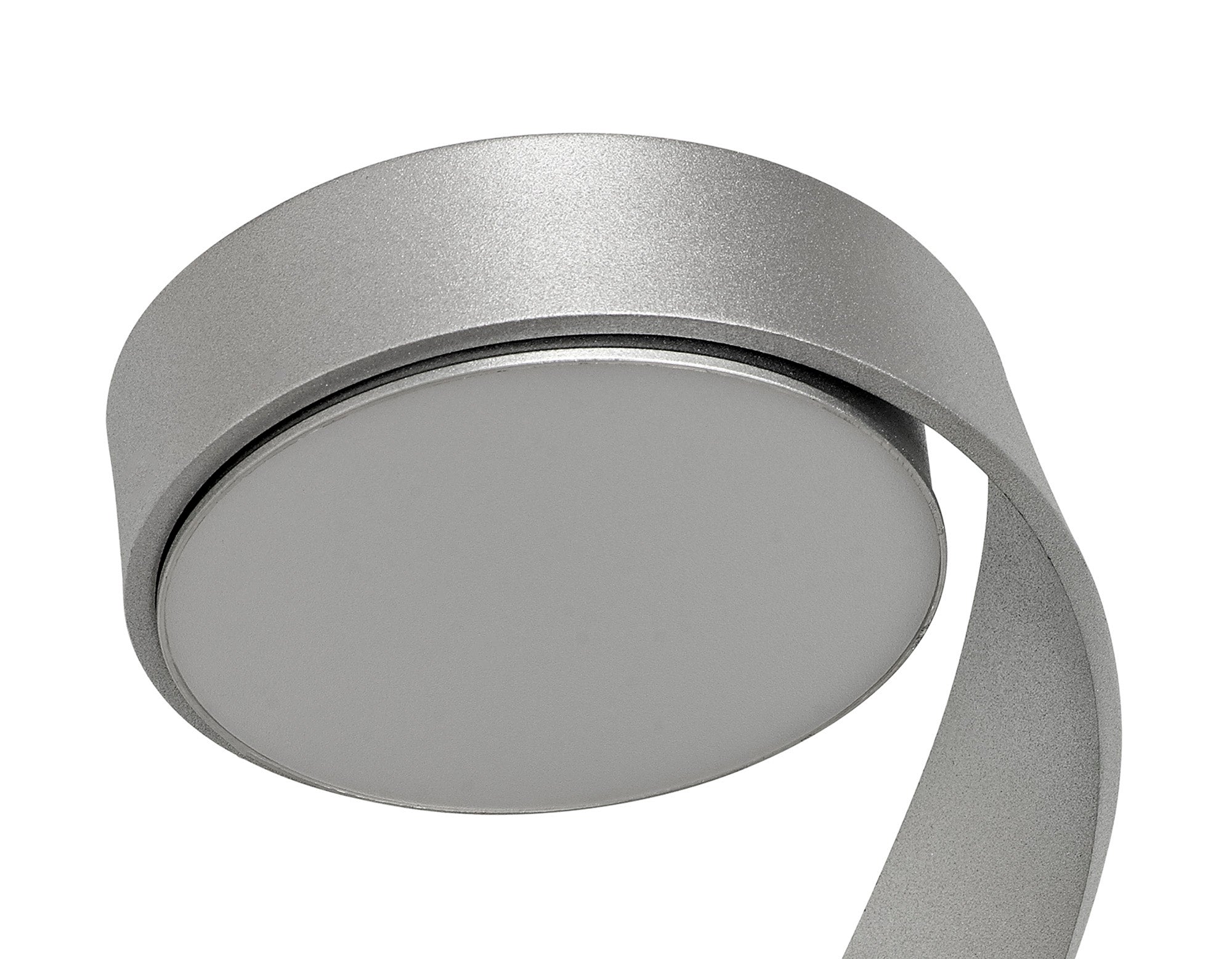Kimberley Wall Lamp Right Switched, 1 x 10W LED, 3000K, 800lm, Silver/Polished Chrome, 3yrs Warranty