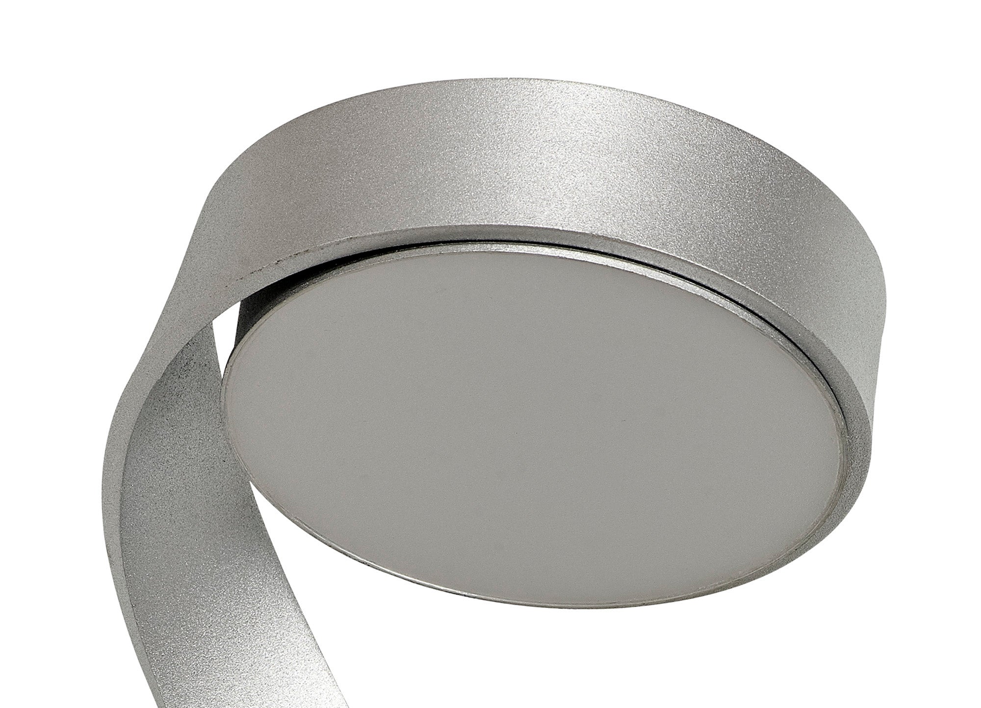 Kimberley Wall Lamp Left Switched, 1 x 10W LED, 3000K, 800lm, Silver/Polished Chrome, 3yrs Warranty