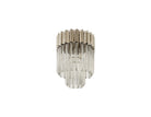 Knightsbridge Ceiling Round 3 Light E14, Polished Nickel/Clear Glass - LO182403