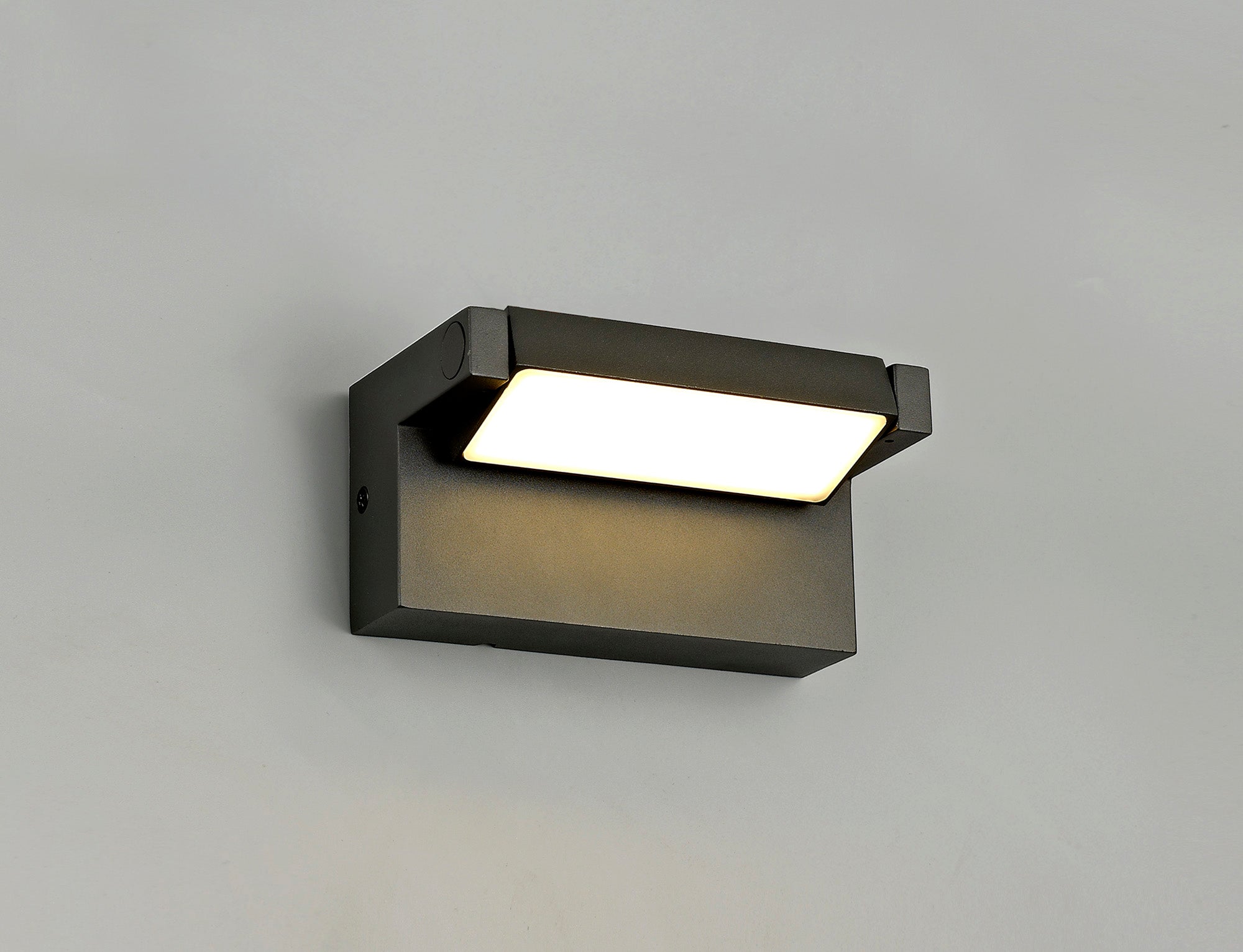 Logan Wall Lamp Adjustable, 1 x 10W LED, 3000K, 720lm, IP54, Graphite Black, 3yrs Warranty