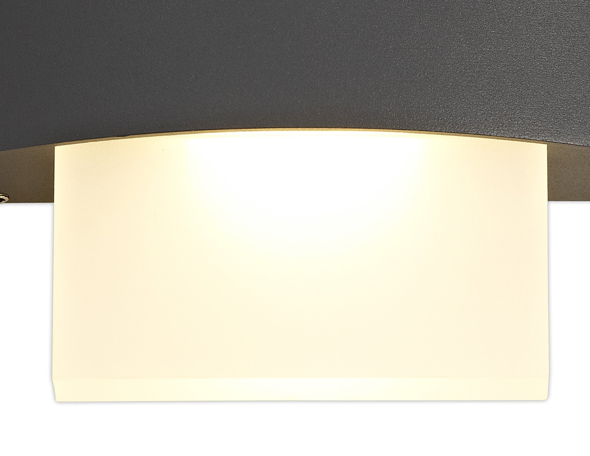 Luna Up & Downward Lighting Wall Lamp, 2 x 5W LED, 3000K, 850lm, IP54, Anthracite, 3yrs Warranty