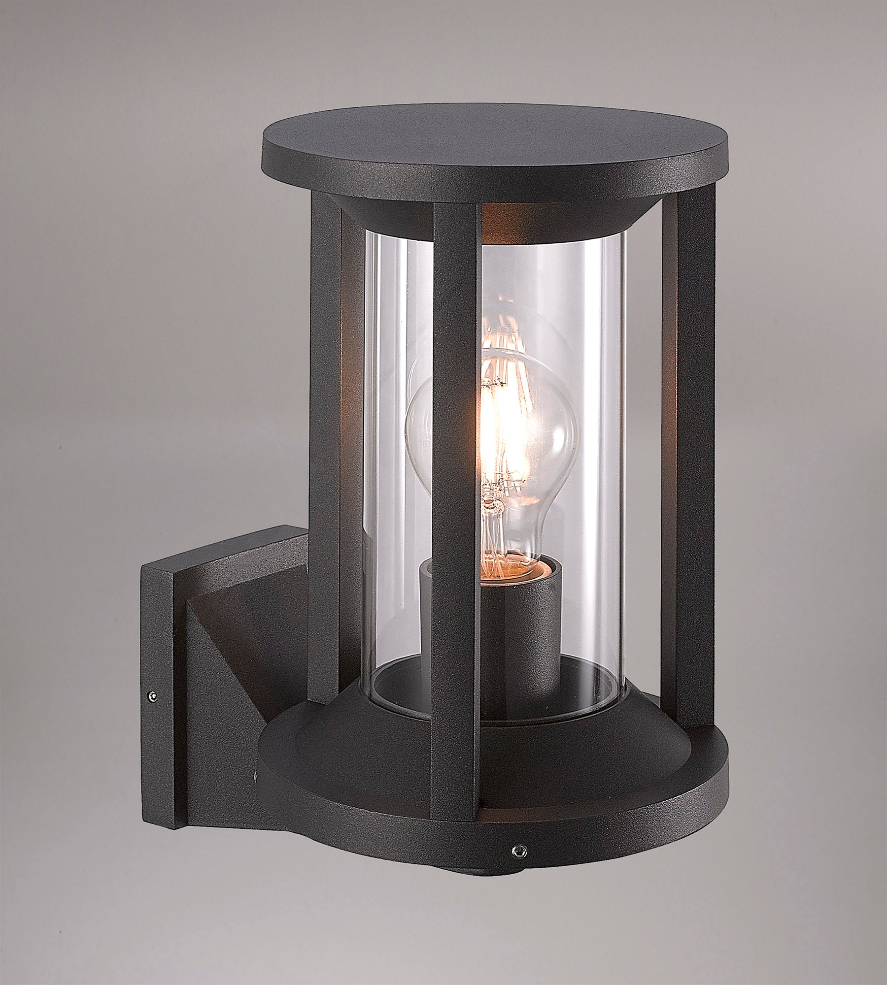 Manson Wall Lamp Lantern, 1 x E27, IP65, Anthracite, 2yrs Warranty