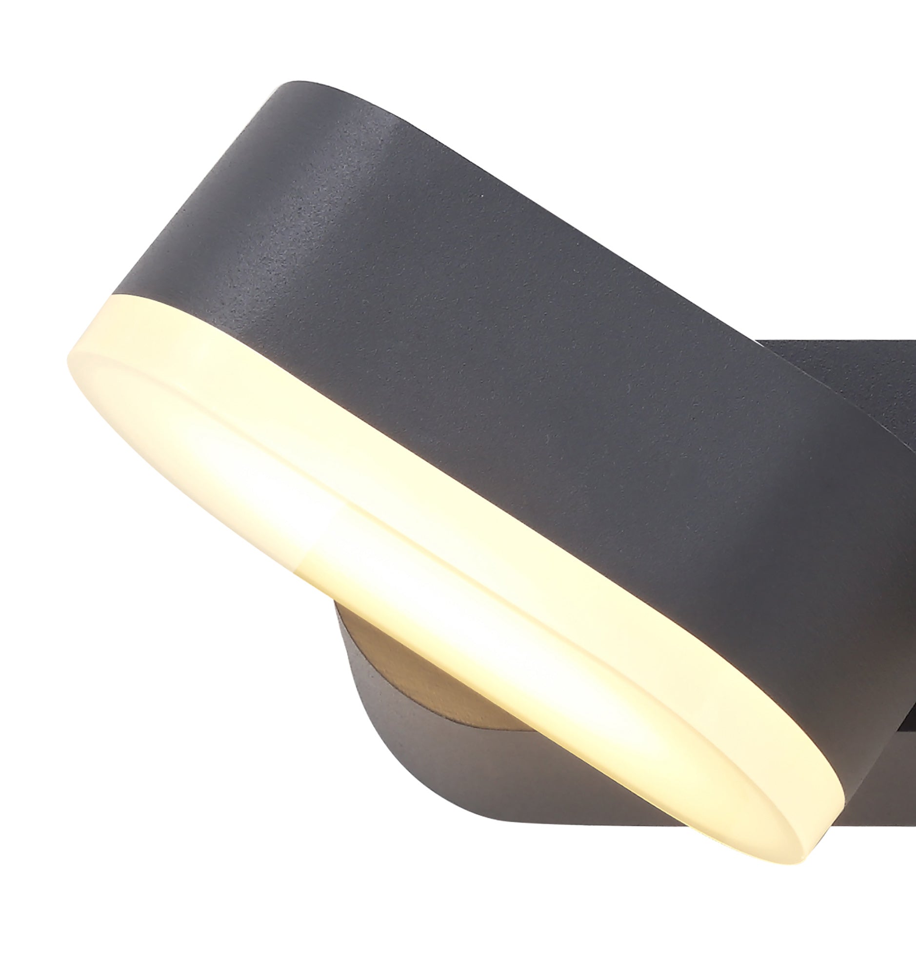 Mata 2 Light Adjustable Wall Lamp, 2 x 6W LED, 3000K, 780lm, IP54, Anthracite, 3yrs Warranty
