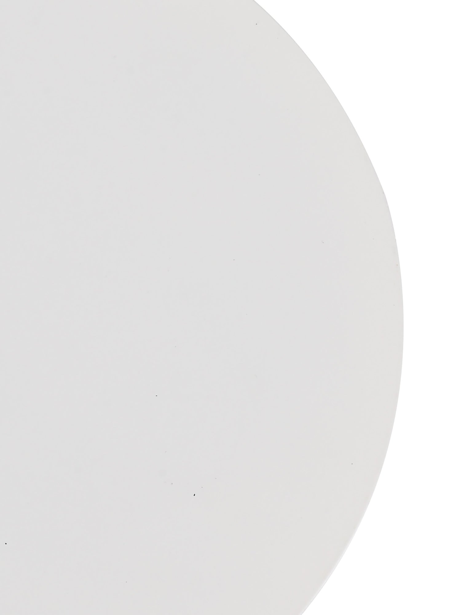 Modus 200mm Non-Electric Round Plate, Sand White