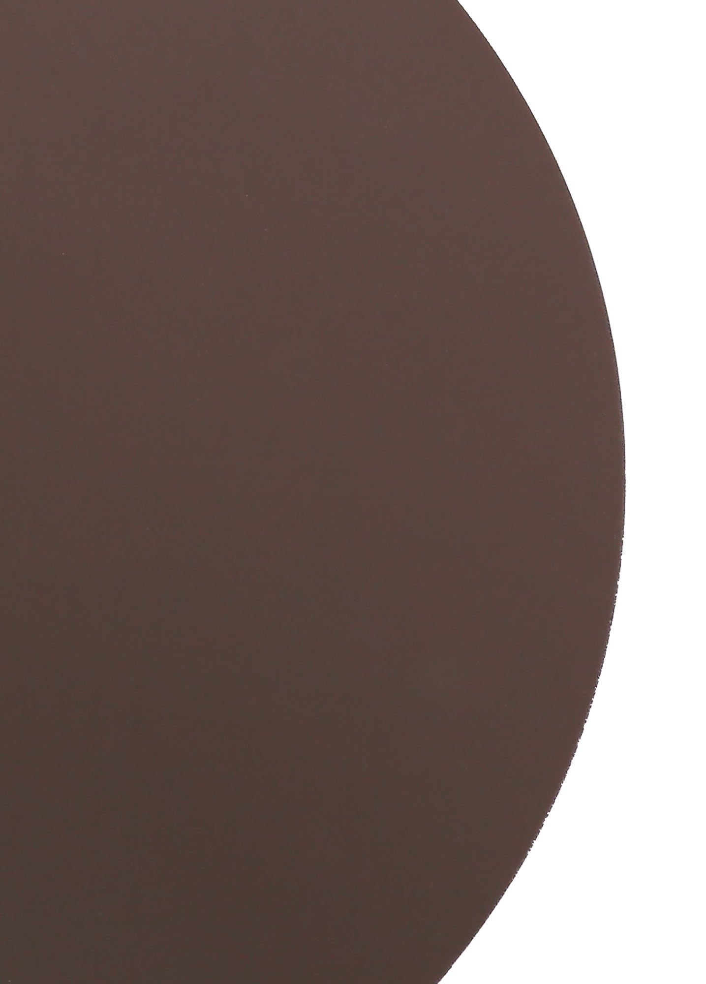 Modus 200mm Non-Electric Round Plate, Coffee