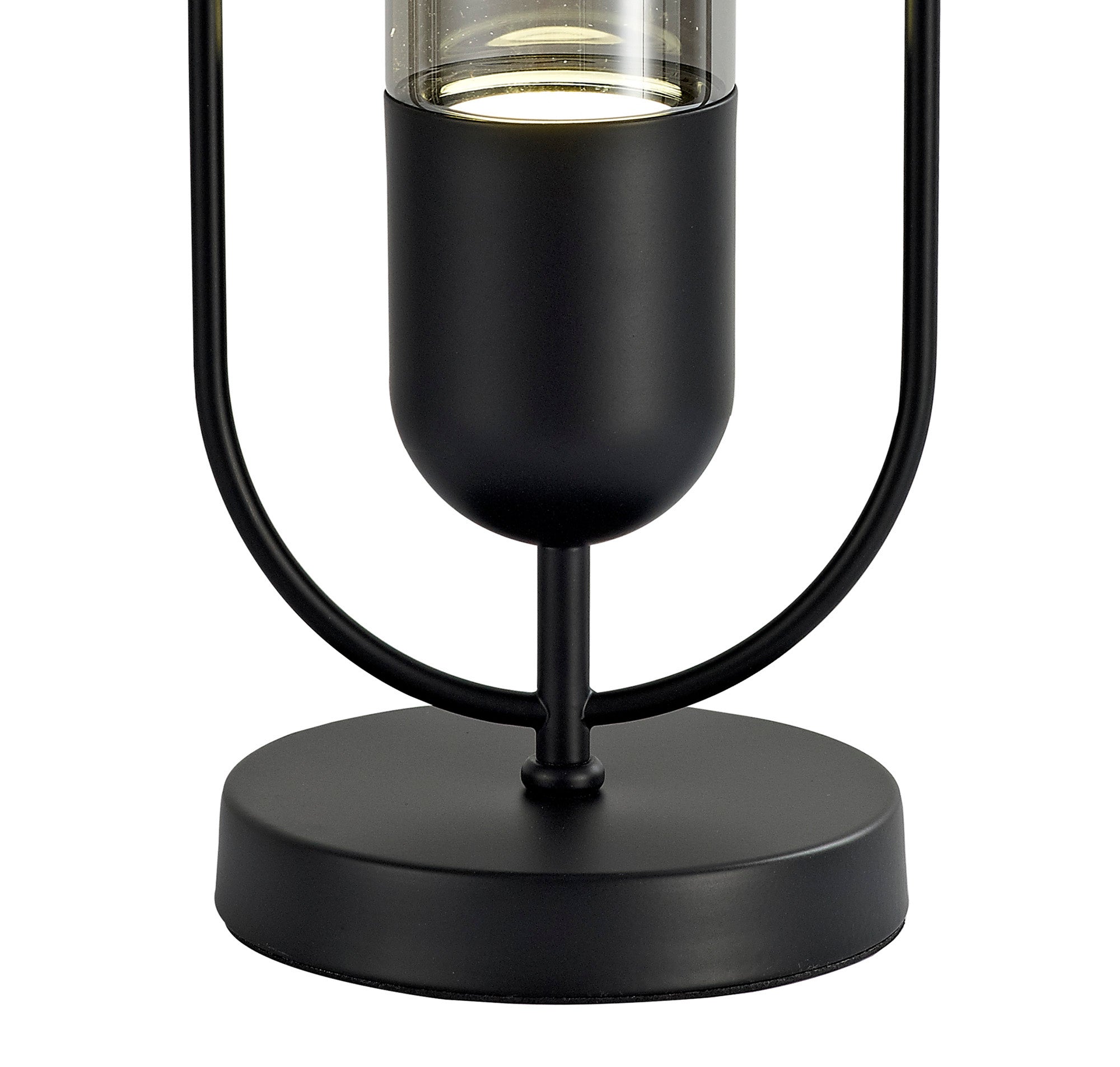 Neo Table Lamp, 1 x 7W LED, 4000K, 790lm, Black/Smoked, 3yrs Warranty