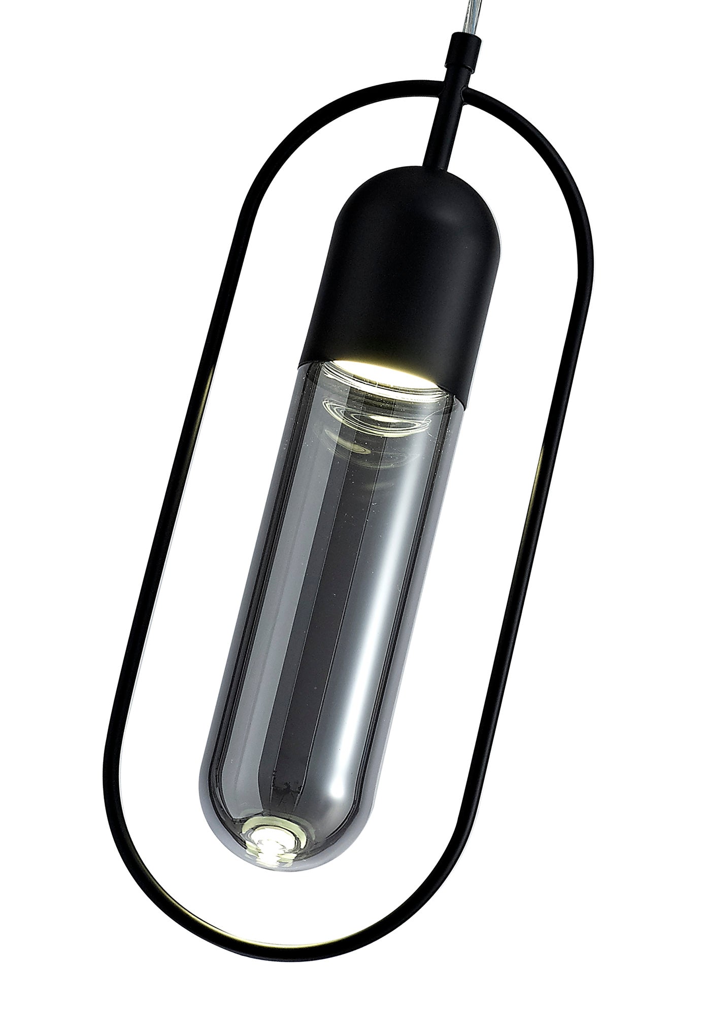 Neo Pendant, 1 x 7W LED, 4000K, 790lm, Black/Smoked, 3yrs Warranty