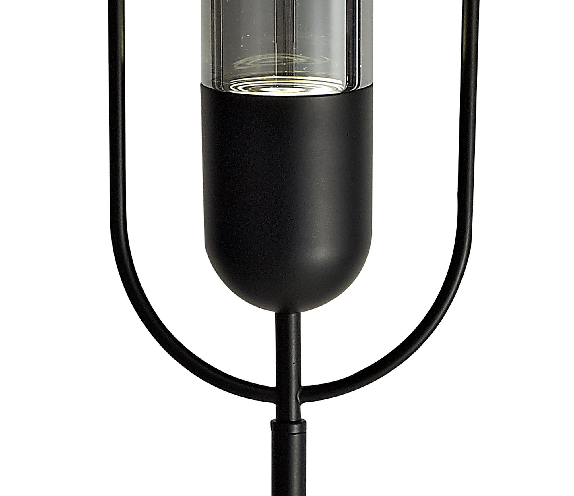 Neo Floor Lamp, 1 x 7W LED, 4000K, 790lm, Black/Smoked, 3yrs Warranty