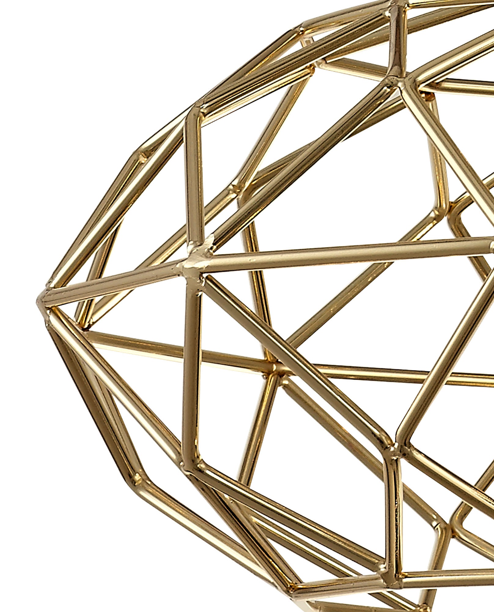 Trimond Elliptical Sphere Pendant, 1 x E27, Polished Brass